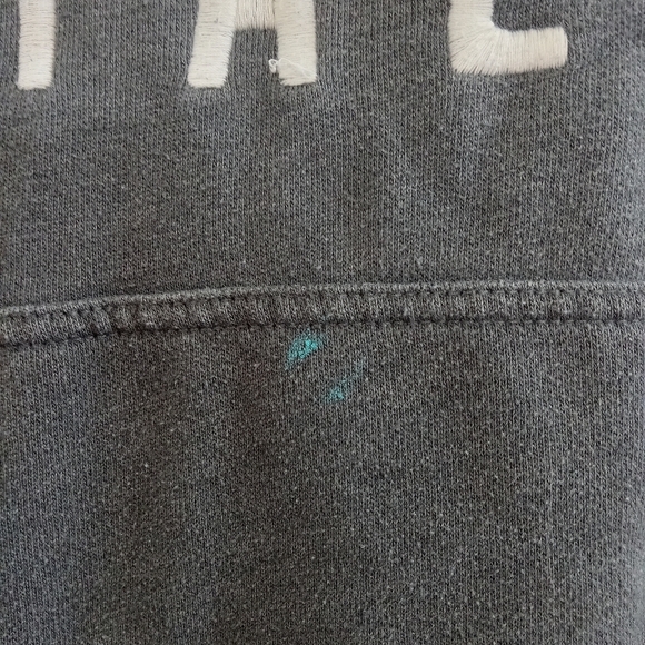 XS Aeropostale Flower Floral Grey Pullover Hoodie - Picture 3 of 9